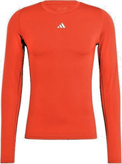 Adidas Orange Unisex-adult Long Sleeve Compression