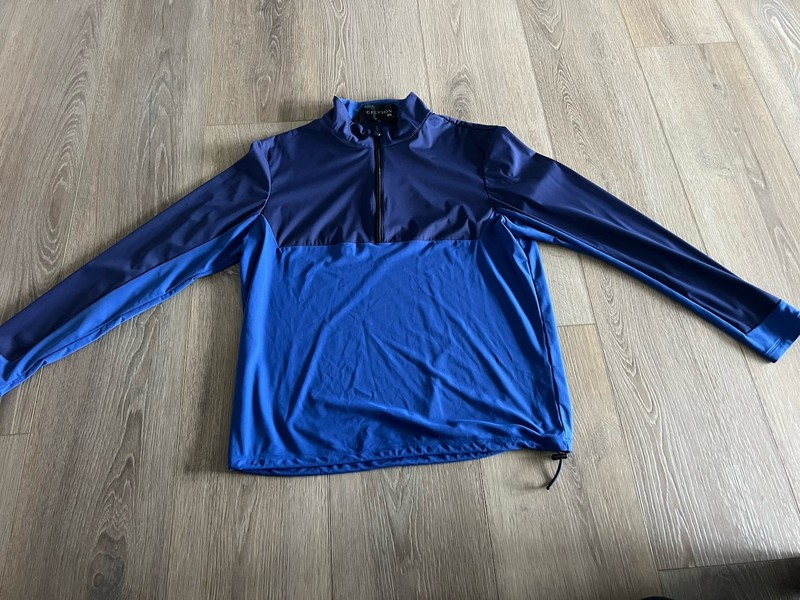 Greyson Men’s Medium 1/4 Zip Blue 2-tone gallery