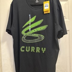 Under Armour Curry T-shirt Black/Green Men’s Size 2XL NWT$45