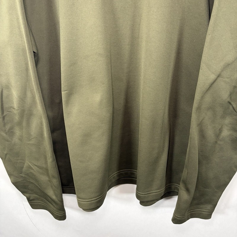 Oakley 1/4 Zip Fleece Pullover Mens Size XL Olive Green Black Logo Regular Fit gallery