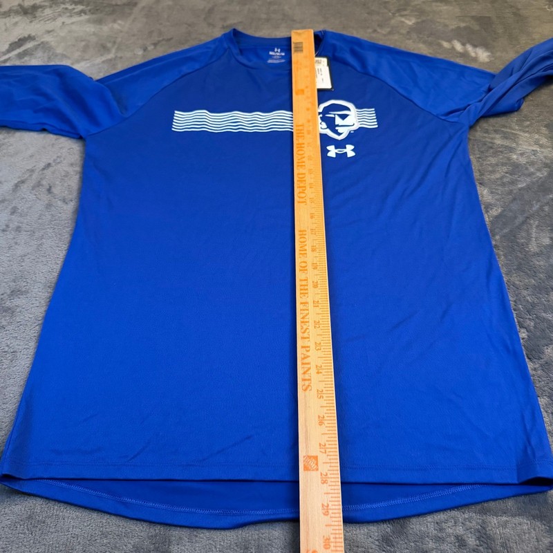 Under Armour Seton Hall Pirates Long Sleeve Athletic Shirt Men's Medium Blue NWT gallery