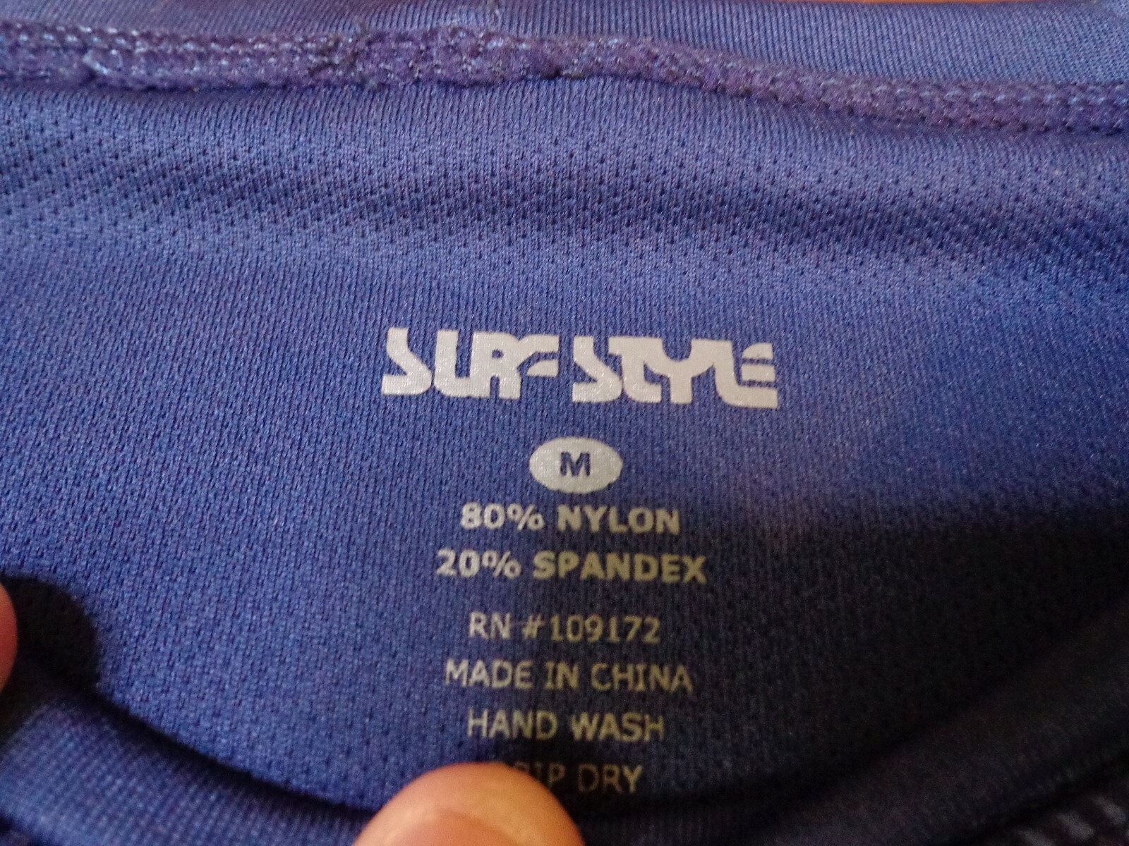 Surf Style Medium Boarder Nylon Spandex Blend Shirt Top L1 gallery