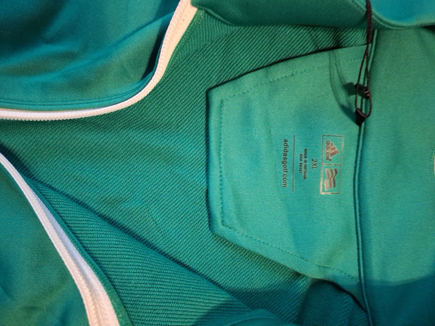 Adidas GOLF JACKET CELTIC GREEN Track TOP JACKET mens Z88203, XXL gallery