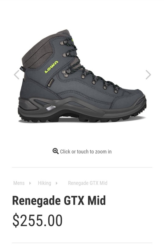 Lowa Men's Renegade GTX Mid Boot New Size 12 Pick Up Only gallery