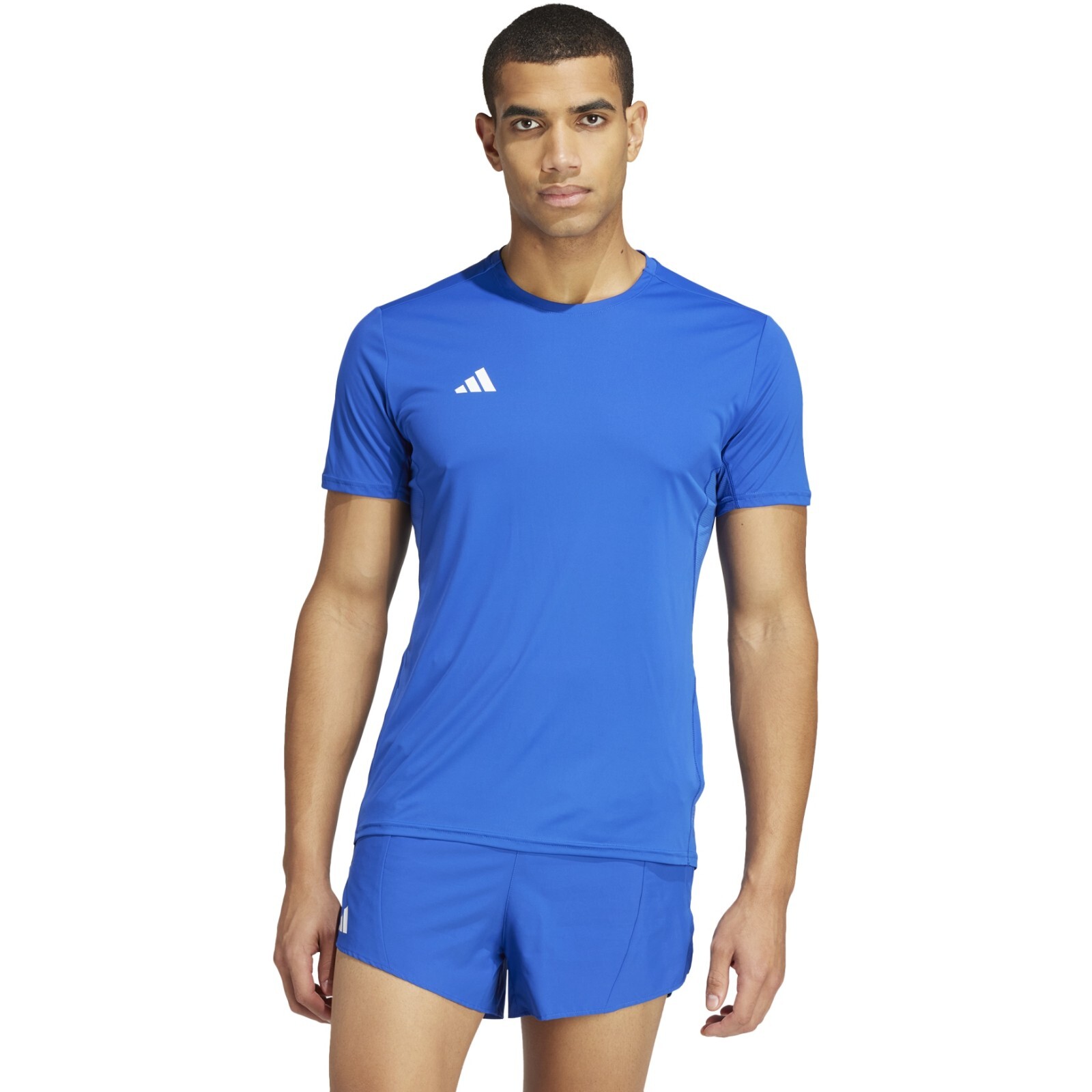 Adidas Mens Adizero T Shirt Running Training Tee Crew Sports Gym Aeroready gallery