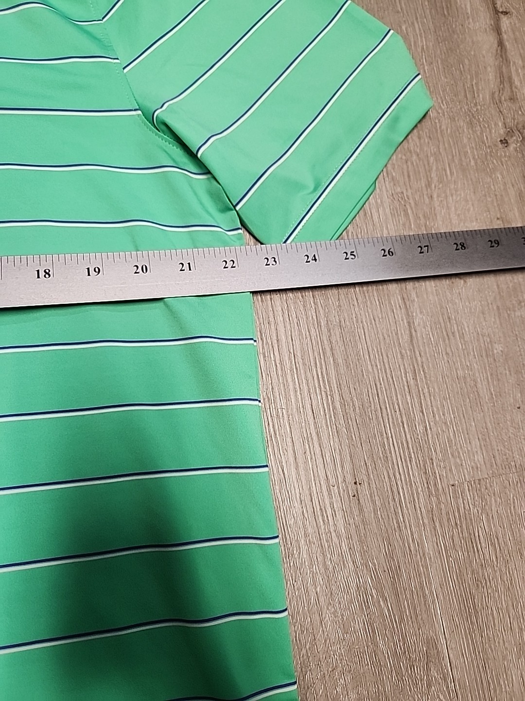 2017 U S Open Erin Hills Logo Green Striped Golf Lightweight Polo Shirt Mens Med gallery