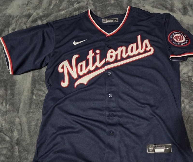 Fast Free Shipping! XXXL 3X James Wood Washington Nationals Stitched Jersey 29 gallery