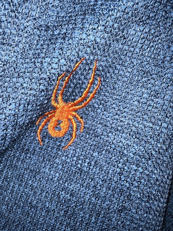 Awesome Spyder 12 Zip Pull-over Men's M Blue and Orange gallery