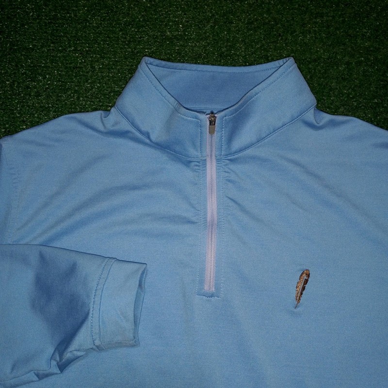 Peter Millar Perth Performance 1/4 Zip Chechessee Creek Club Golf Mens Large gallery