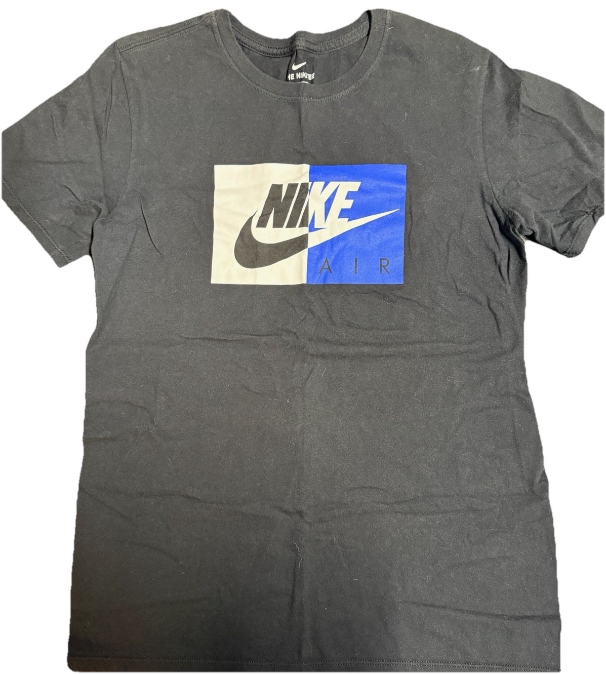 Nike Air Men's Athletic Short Sleeve Color Blocked Logo Gym Graphic T-Shirt gallery