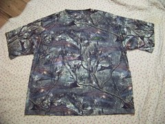 Men s Fishouflage Redfish Stretch Athletic Pullover Shirt – XXL-See Measurements
