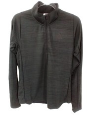 Adidas Men’s All Around Long Sleeve 1/4 Zip Pullover Small Black DT4673 NEW