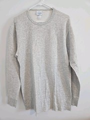 Men’s Vintage Duofold Double Layer Thermal Shirt Wool Blend Tall Large USA Made