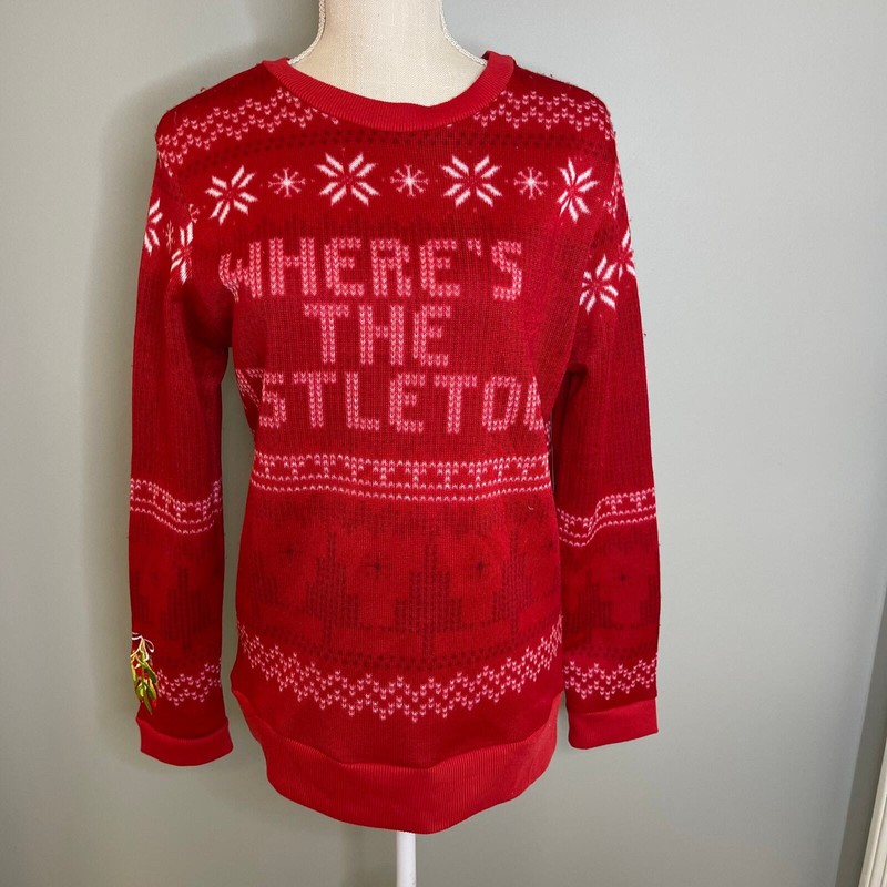 Mad Engine Where's the Mistletoe Sweatshirt, M gallery