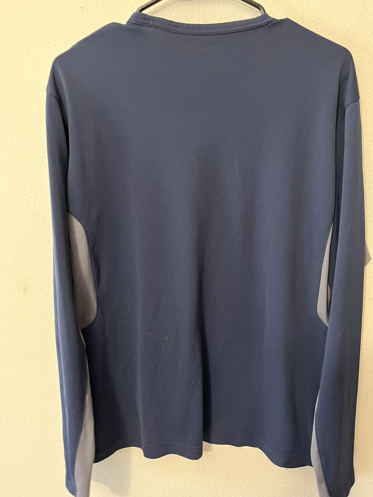 Nike Training Mens Large Crew Long Sleeve Training Top Navy Blue gallery