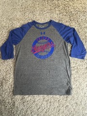 Texas Ranger Under Armour 3/4 Sleeve Tshirt Size Large