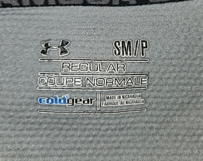 Mens Under Armour ColdGear Long Sleeve T Shirt Black Small gallery