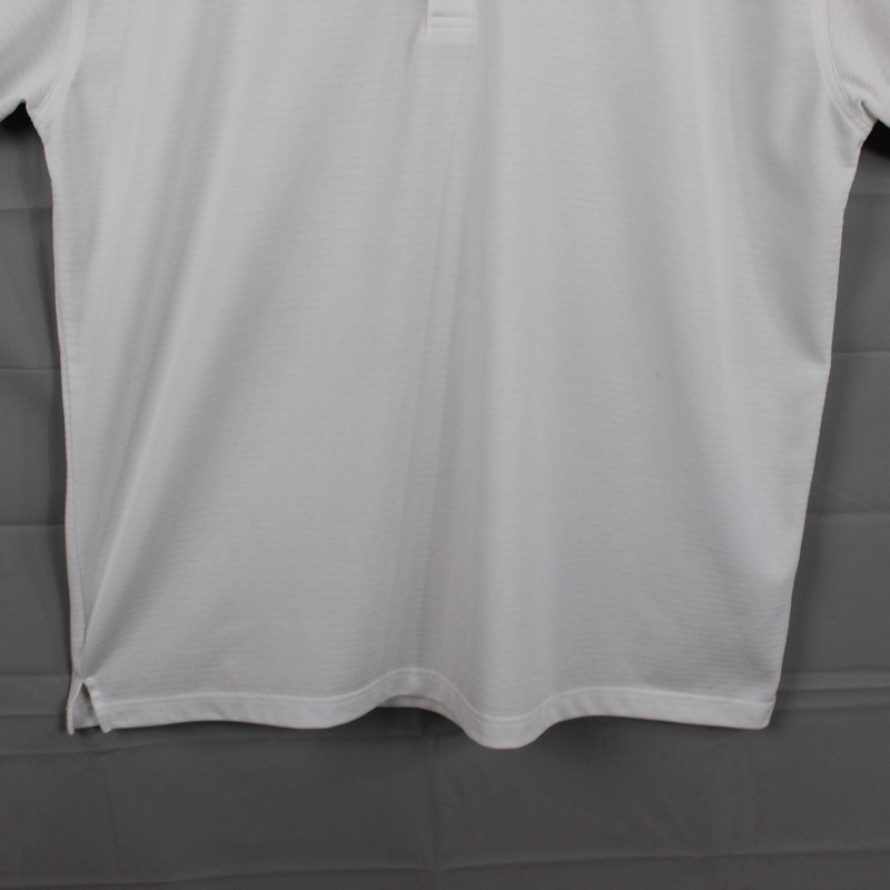 Vintage Masters Shirt Men XL Performance Polo White Golf Preppy Old Money Casual gallery