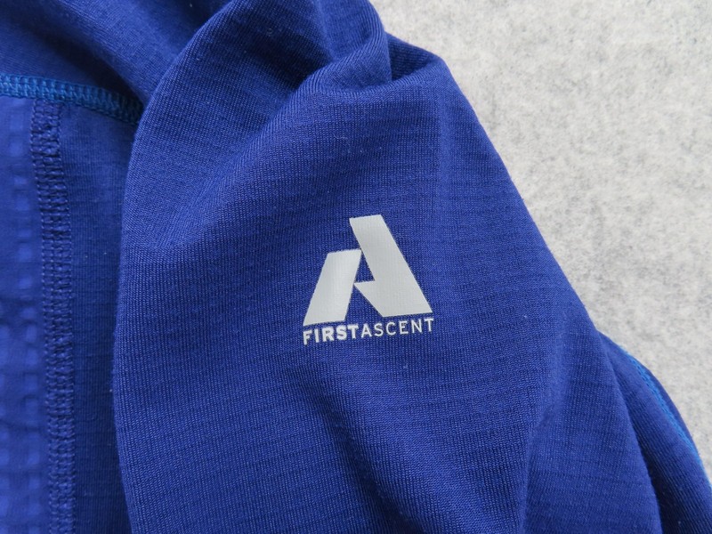 Eddie Bauer First Ascent Pullover Mens Large Tall Blue Thermal 1/4 Zip Hiking gallery
