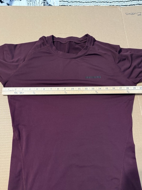 Devops Men’s Maroon Long Sleeve Compression Shirt gallery