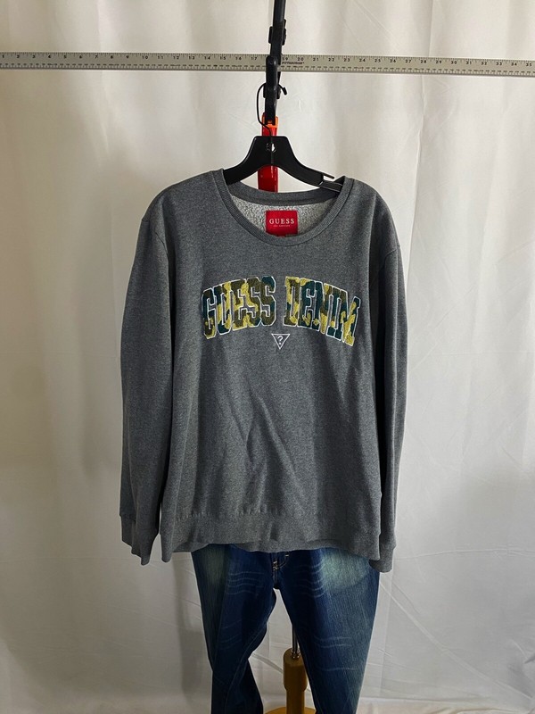 Guess Jeans Stitched Camoflage SWEATER XL Extra Large gallery