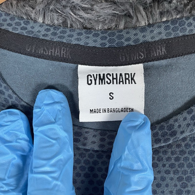 Gymshark Critical Cut Off Sleeveless Tee Men’s Small Gray Activewear Geometric gallery