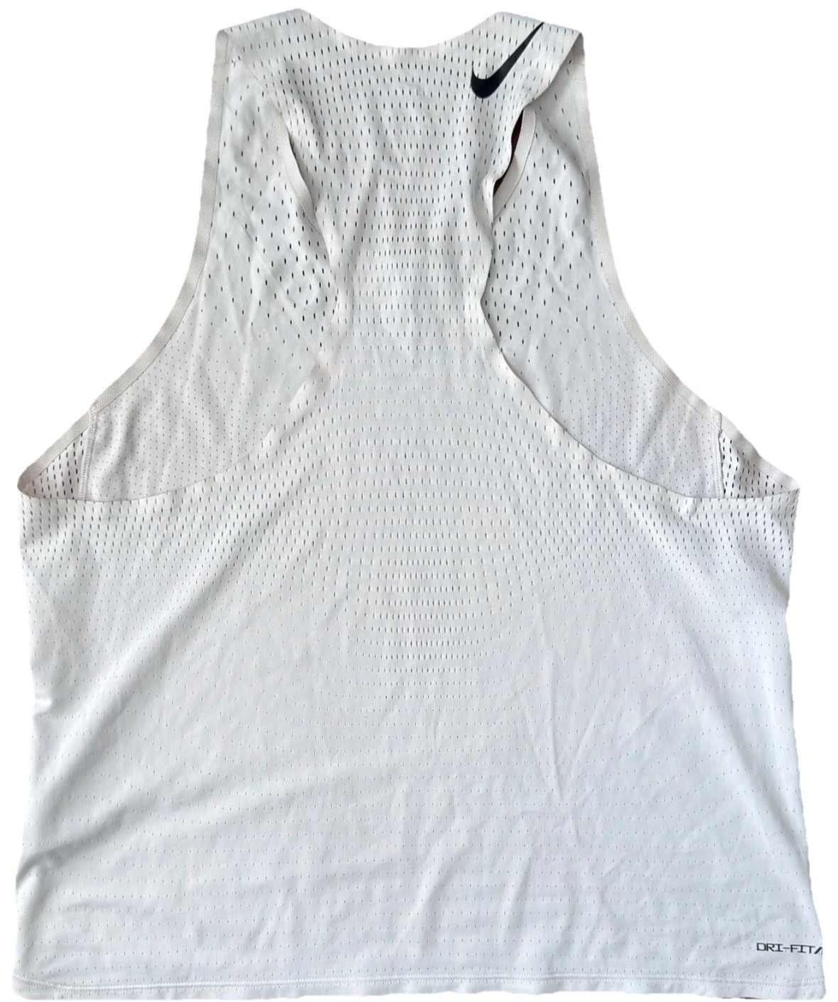 Nike ADV Aeroswift Racing Running Singlet Tank Top FN4231-121 White Men’s XL gallery