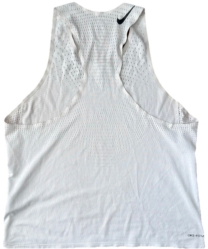 Nike ADV Aeroswift Racing Running Singlet Tank Top FN4231-121 White Men’s XL gallery