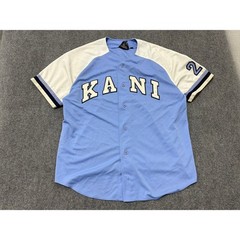 Karl Kani Baseball Jersey – Baby Blue / White Size XL