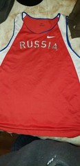Nike Russia Running Singlet Jersey Medium