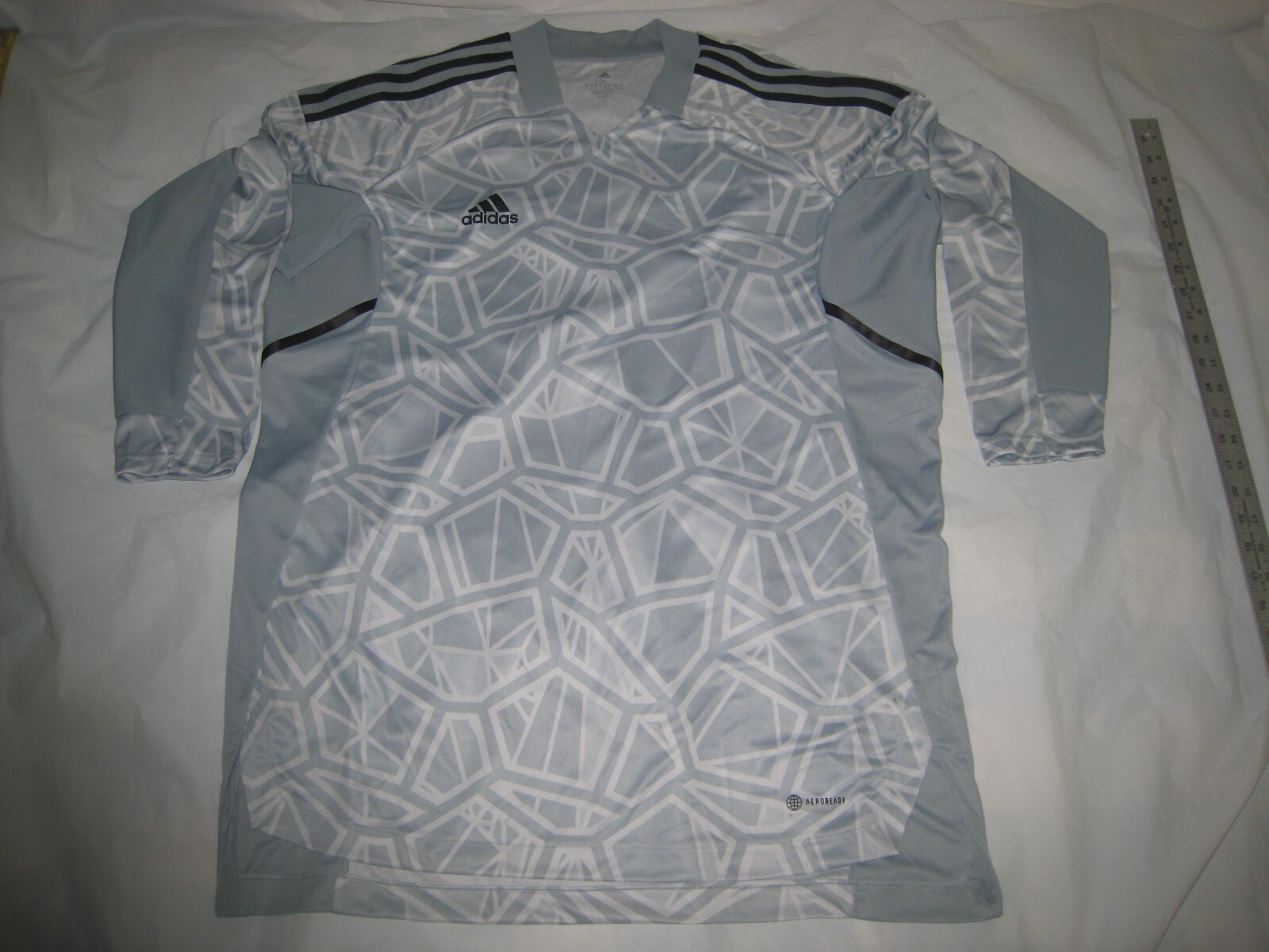 Adidas Aeroready Men Con22gk JSY LP Soccer Goalkeeper 3/4 Sleeve Jersey gallery
