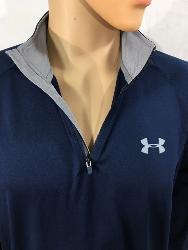 Under Armour Blue Quarter-Zip Fleece Sz Md Heat Gear Bud Light House Of Whatever gallery