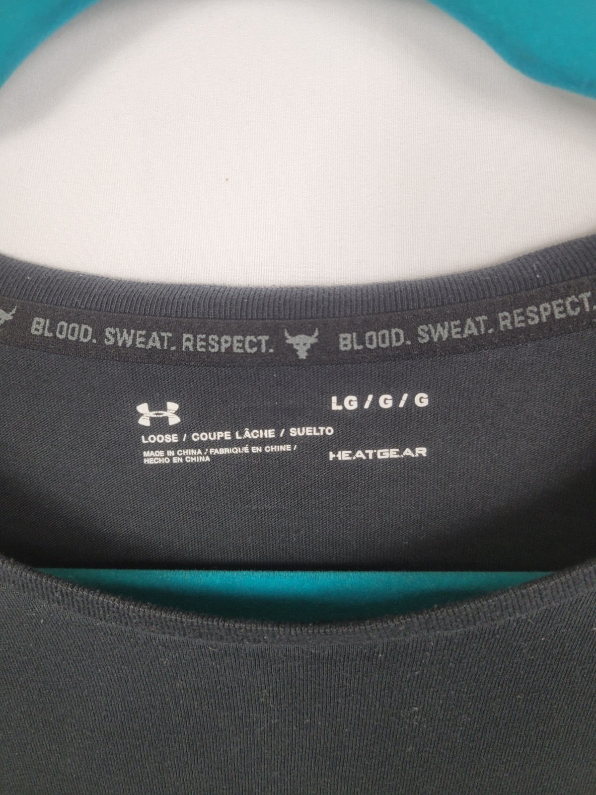 Under Armour Blood Sweat Respect Get To Work Longsleeve Shirt Mens Large Black gallery