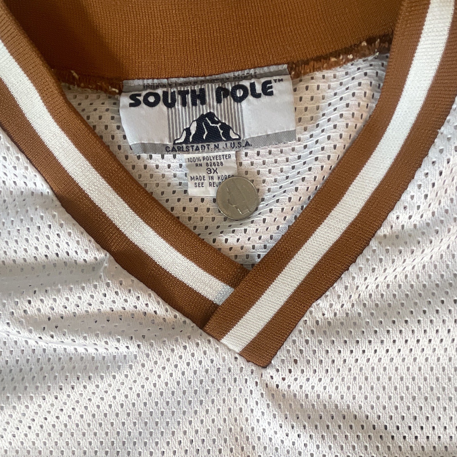 Southpole Real Gear Men's 3X Mesh V-Neck Colorblock Jersey Shirt gallery