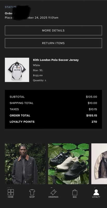 NWT - Kith London Polo Soccer Jersey Sports - White Men's Size XL Extra Large gallery