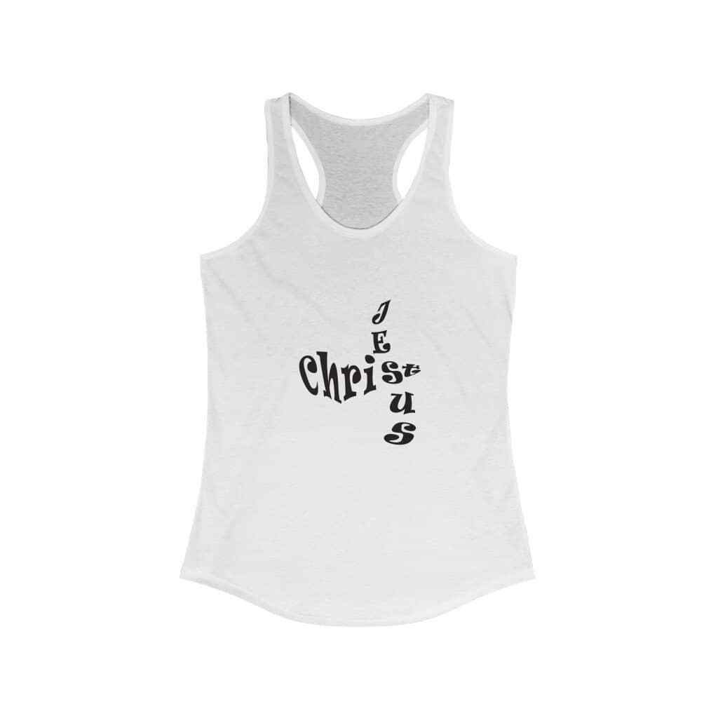 Next Level Ideal Racerback Tank "Jesus Christ" gallery
