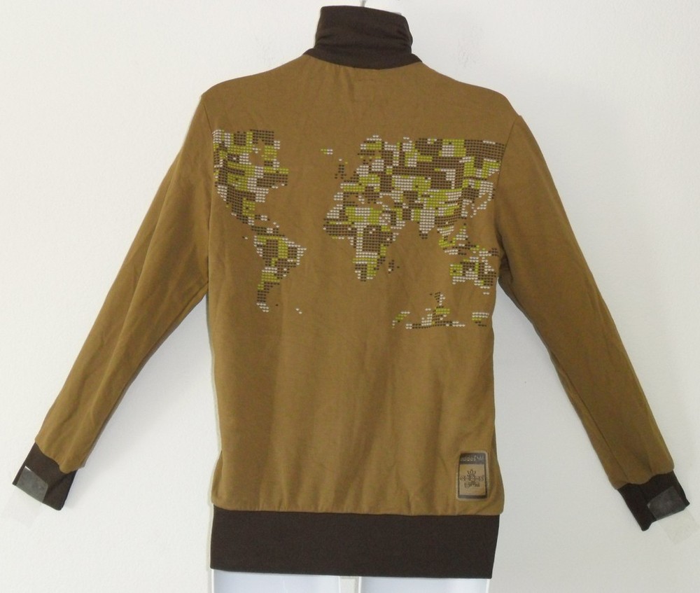 RARE~Adidas Originals GRUEN GLOBAL~sweat Track shirt Top Jacket firebird~Mens S
