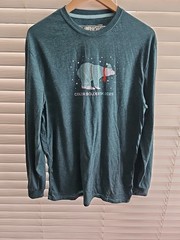 COLDER BOLDER BOULDER 5K 2025 LONG SLEEVED RUNNING SHIRT LARGE MENS