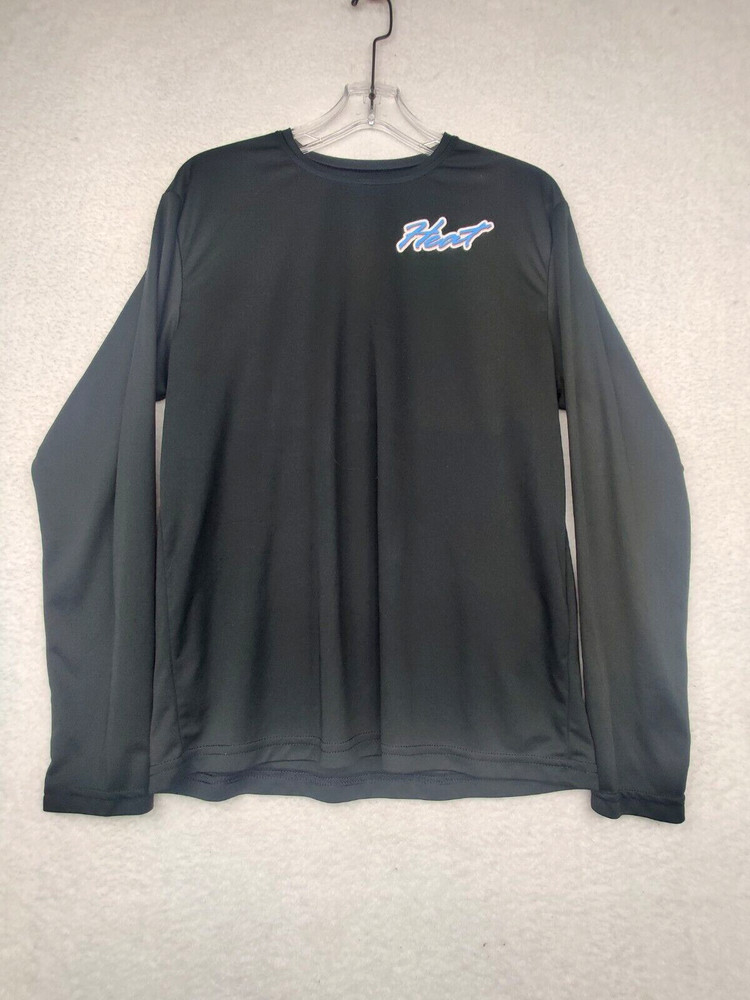 A4 Mens Dry Fit Long Sleeve Polyester Moisture Wicking Sprint T-shirt Miami 5274