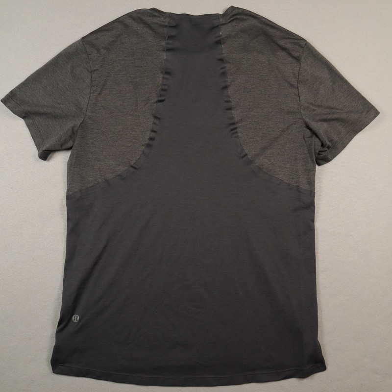 Lululemon Shirt Mens Small Gray Fast Free Short Sleeve Athletic Workout Tee gallery