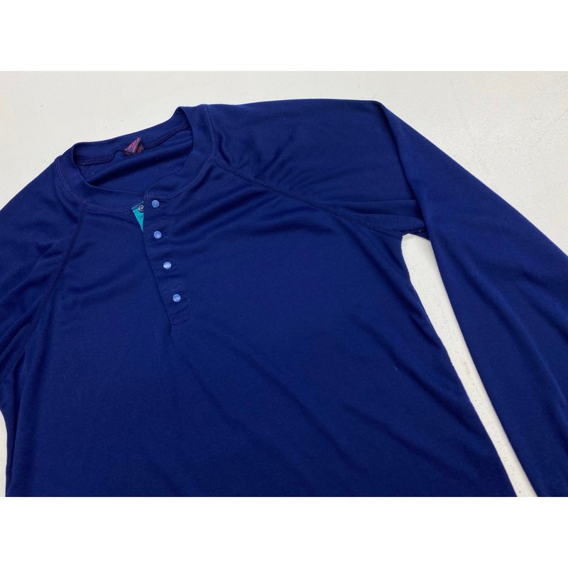 VTG 80s/90s Patagonia Capilene USA henley snap button baselayer t-shirt XL gallery