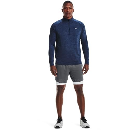 UNDER ARMOUR MEN'S TECH 2.0 ½ ZIP - SIZE: MEN M - ACADEMY BLUE/STEEL gallery