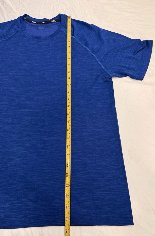 Rhone Reign Tech Performance T-Shirt, Blue, Short Sleeve Athletic, Mens Medium gallery