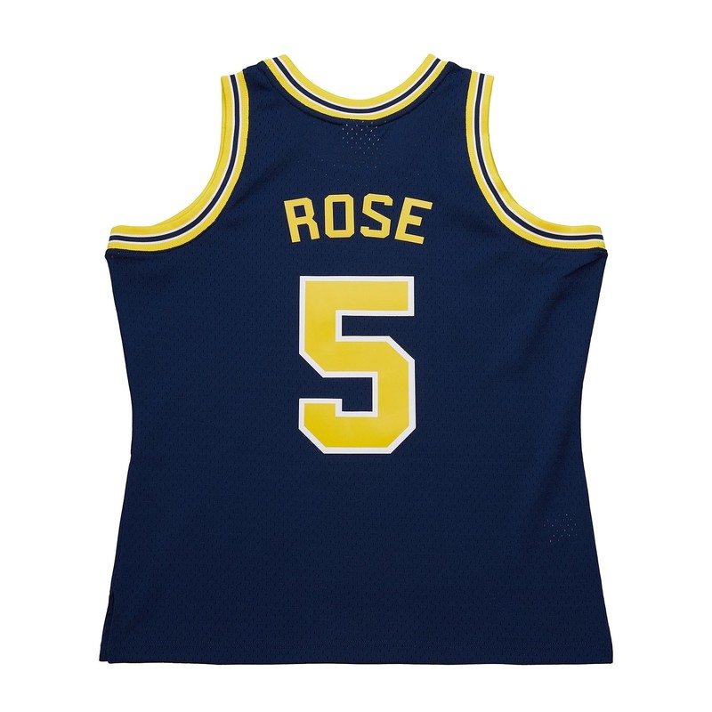 Mens Mitchell & Ness NCAA DARK JERSEY MICHIGAN 1991 JALEN ROSE gallery