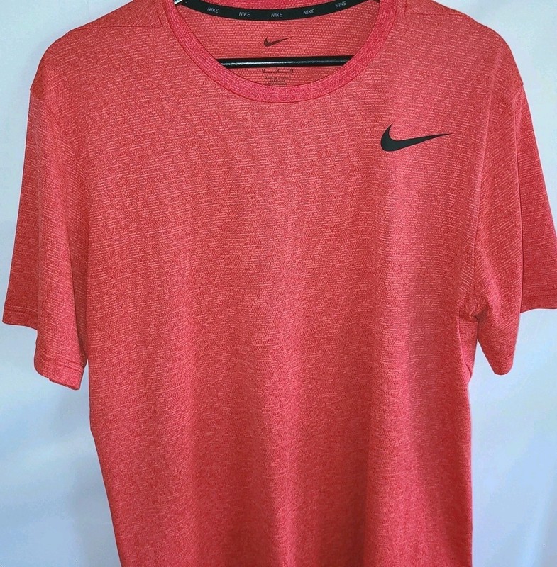 Nike Dri Fit Mens Medium Short Sleeve Athletic T Shirt Orange gallery