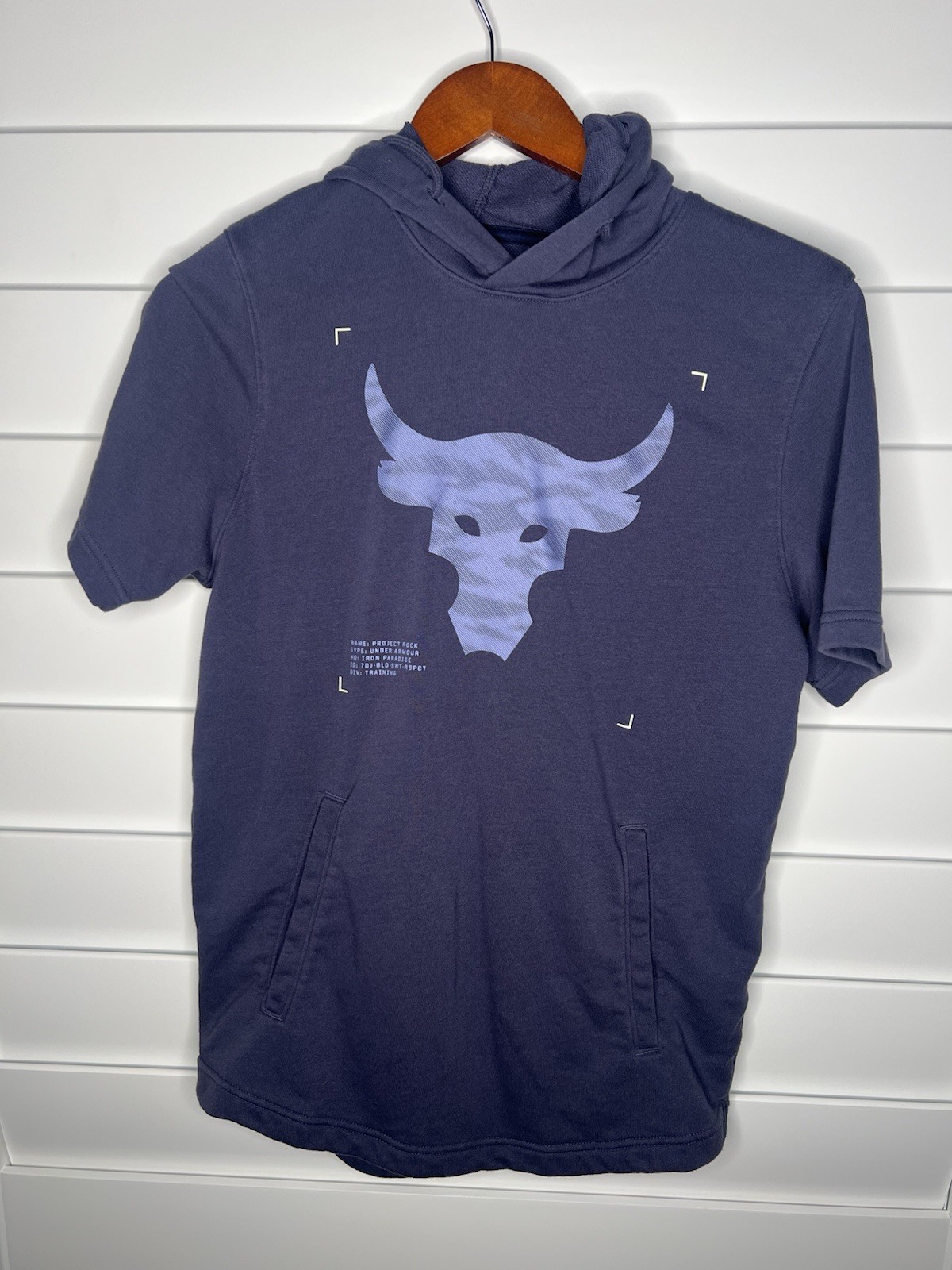 Men’s Sweater Shirt Project Rock Under Armour Size Small Gym Rat Runner Trainer gallery