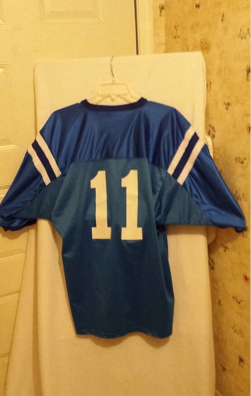 Teamwork Athletic Apparel Eagles Royal Blue Jersey White #11 Mens Size 2XL XXL gallery