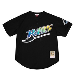 MENS MITCHELL & NESS MLB AUTHENTIC BP JERSEY – PULLOVER RAYS 1998 WADE BOGGS L