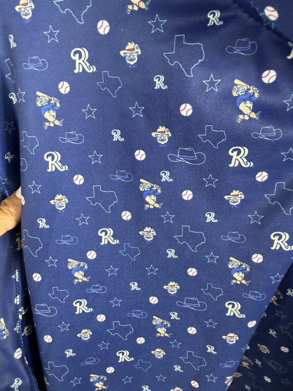 Fore Fathers XL Golf Pullover Texas Rangers Print Performance 1/4 Zip Stretch gallery