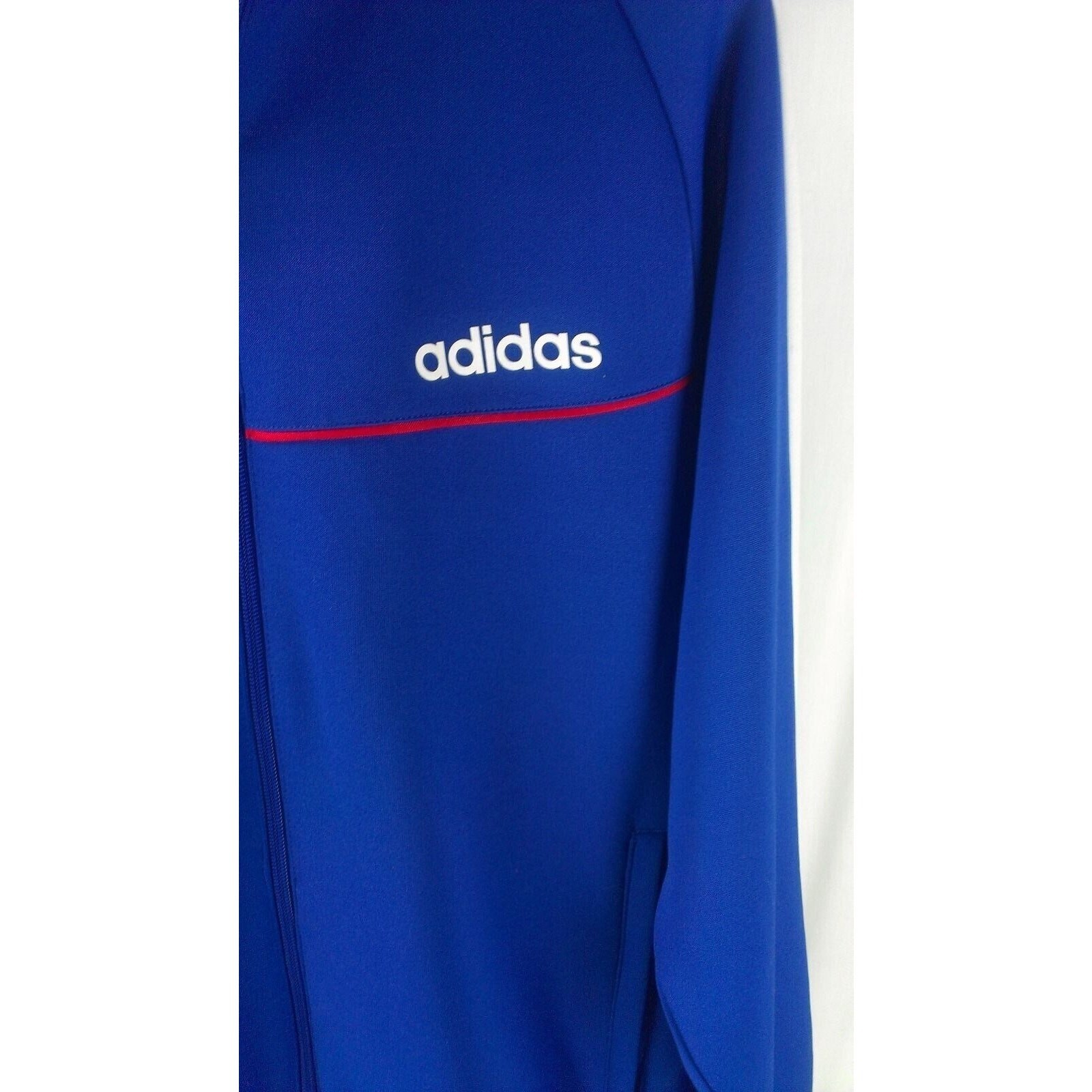 FRANCE ADIDAS TRACK TOP SOCCER JACKET WORLD CUP COOL MESH FRANCE BACK MEN'S M gallery